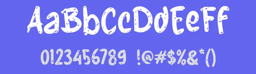 f Finger Zoo by wepfont.com — Script Handwritten Font — thumbnail 3