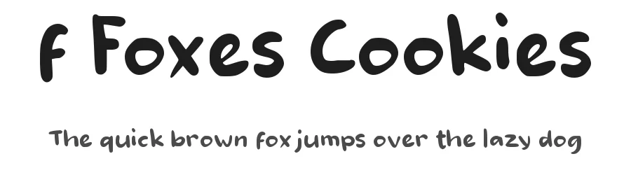 f Foxes Cookies