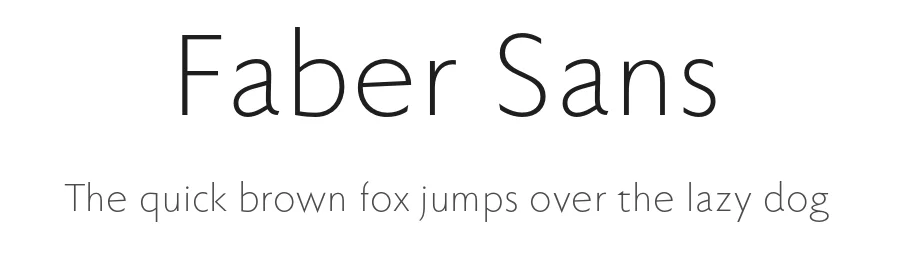 Faber Sans