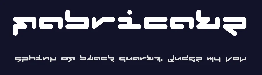 Fabricate by the Type Fetish — Display Font — thumbnail 2