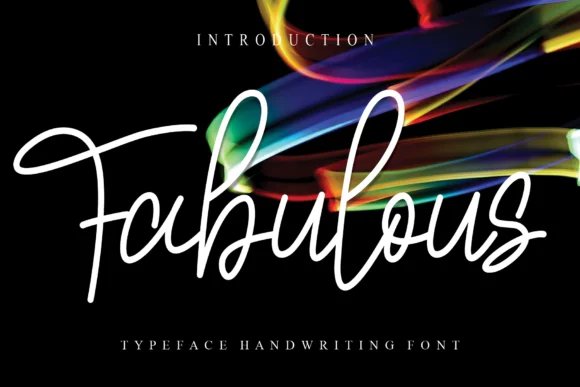 Fabulous Font by Roronoa zoro.S.P.D — Script Handwritten Font