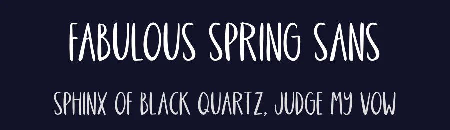 Fabulous Spring Sans by Beautypes — Decorative Font — thumbnail 2
