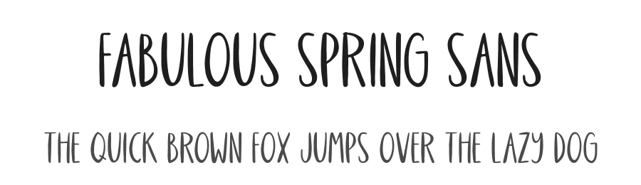Fabulous Spring Sans by Beautypes — Decorative Font