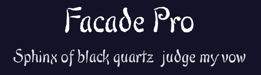 Facade Pro by ingoFonts — Decorative Font — thumbnail 2
