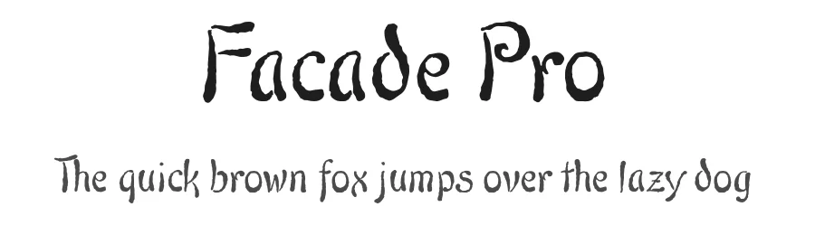 Facade Pro by ingoFonts β Decorative Font