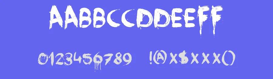 Face Your Fears by Hanoded — Decorative Font — thumbnail 3