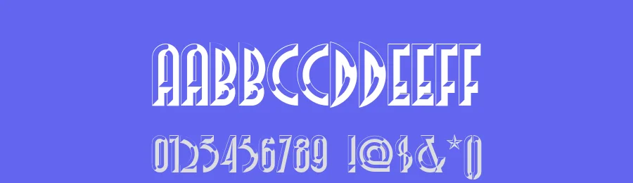 Facets NF by Nick's Fonts — Decorative Font — thumbnail 3