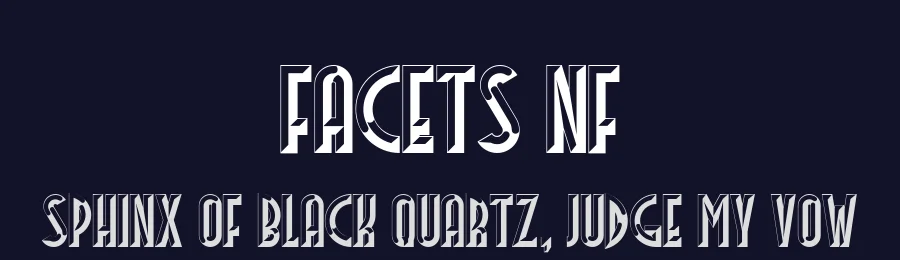 Facets NF by Nick's Fonts — Decorative Font — thumbnail 2