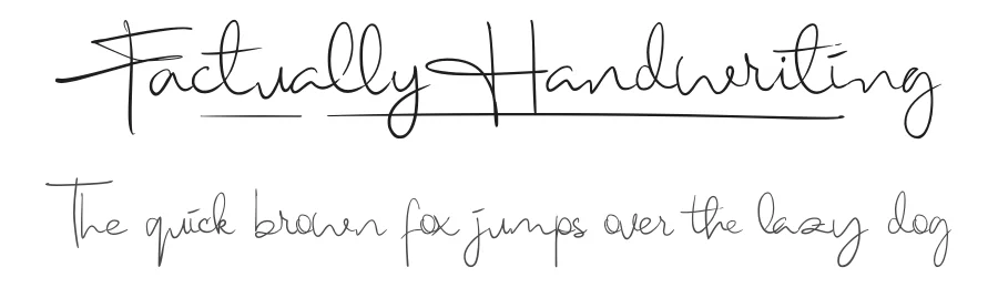 Factually Handwriting