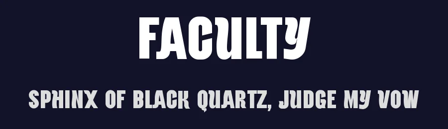 Faculty by Graphicxell — Decorative Font — thumbnail 2