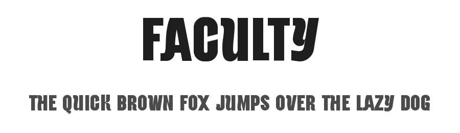 Faculty by Graphicxell — Decorative Font
