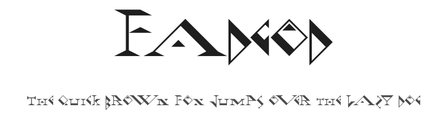 Fadgod by Typodermic Fonts — Decorative Font