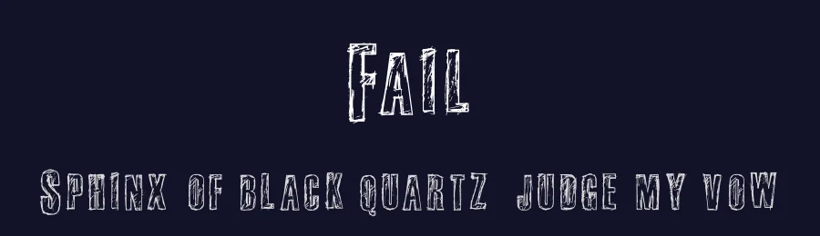 Fail by Douglas Vitkauskas — Decorative Font — thumbnail 2