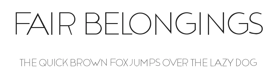 Fair Belongings