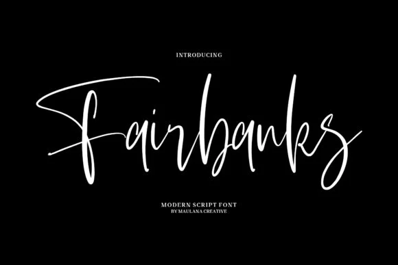 Fairbanks Font by Maulana Creative — Script Handwritten Font