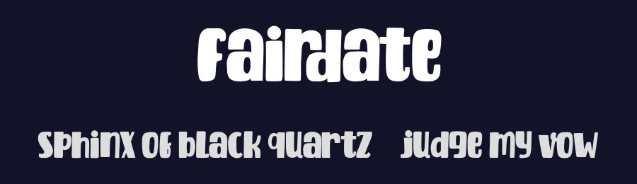 Fairdate by Maulana Creative — Decorative Font — thumbnail 2