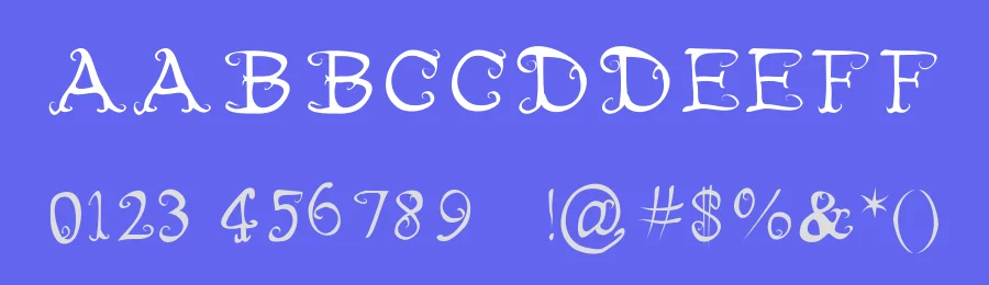 Fairies Wear Boots by ~Sorcerer~ — Decorative Font — thumbnail 3