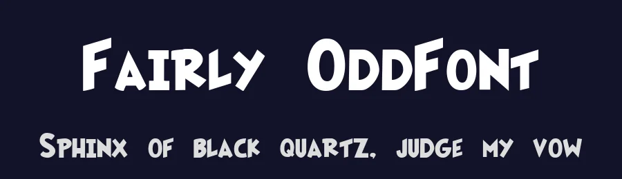 Fairly OddFont by Aryel Filipe — Decorative Font — thumbnail 2