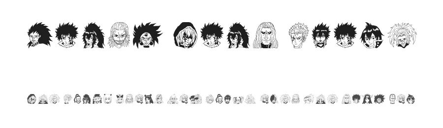 Fairy Tail Image by Haviz Fontanime — Dingbats Font