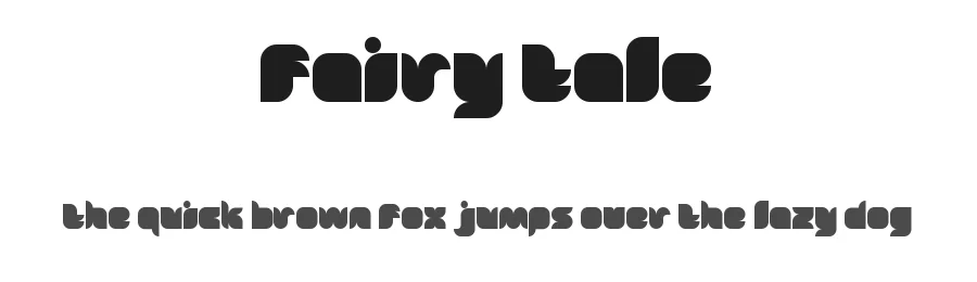 Fairy Tale by Simin Massoudi — Decorative Font
