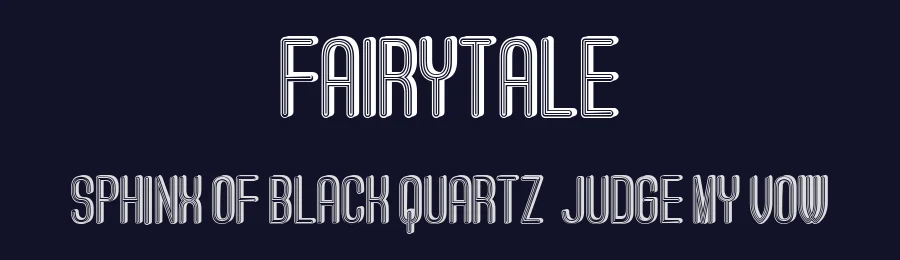 Fairytale by Vladimir Nikolic — Decorative Font — thumbnail 2