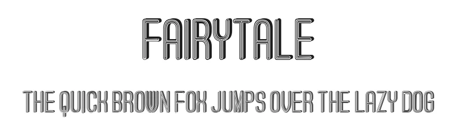 Fairytale by Vladimir Nikolic — Decorative Font