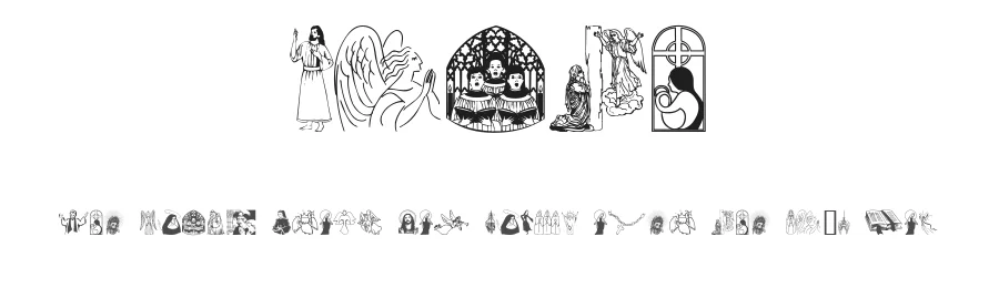 Faith by House of Lime — Dingbats Font
