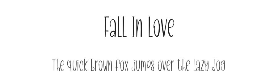 Fall In Love