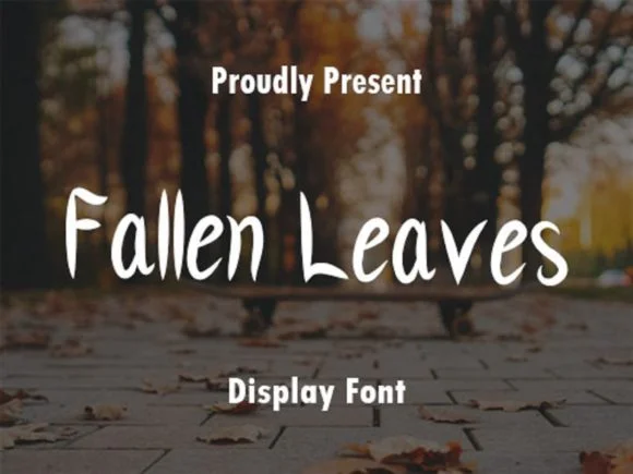 Fallen Leaves Font by scriptstrategy — Script Handwritten Font