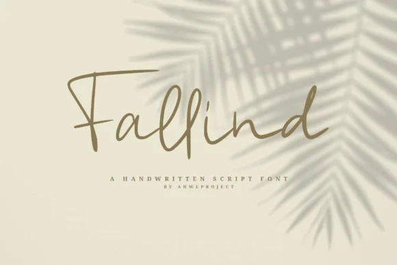 Fallind Font by ahweproject — Script Handwritten Font
