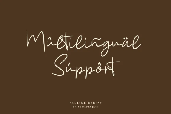 Fallind Font by ahweproject — Script Handwritten Font — thumbnail 4