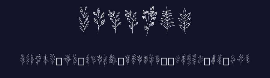 Falline by Muhammad Yafinuha — Dingbats Font — thumbnail 2