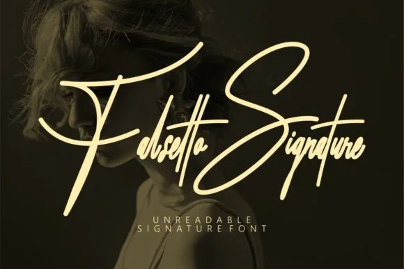 Falsetto Signature Font by putracetol — Script Handwritten Font