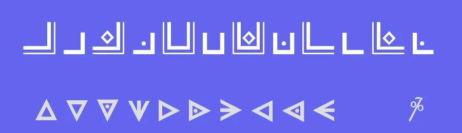 FAM-Code by Peter W. Pedrotti — Dingbats Font — thumbnail 3