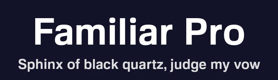 Familiar Pro by CheapProFonts — Sans Serif Font — thumbnail 2