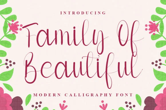 Family of Beautiful Font by FreshTypeINK — Script Handwritten Font