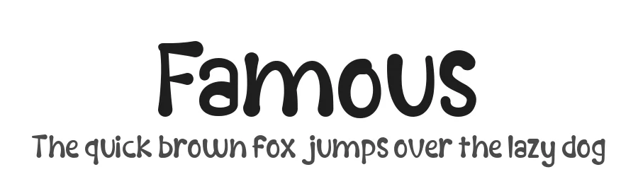 Famous by Akmalotype — Decorative Font