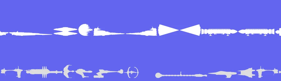 Famous Spaceships by Iconian Fonts — Dingbats Font — thumbnail 3
