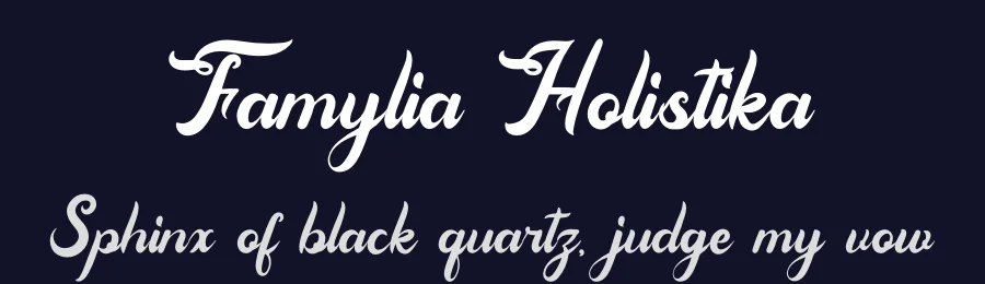 Famylia Holistika by Denustudios — Script Handwritten Font — thumbnail 2