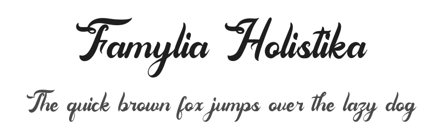 Famylia Holistika by Denustudios — Script Handwritten Font