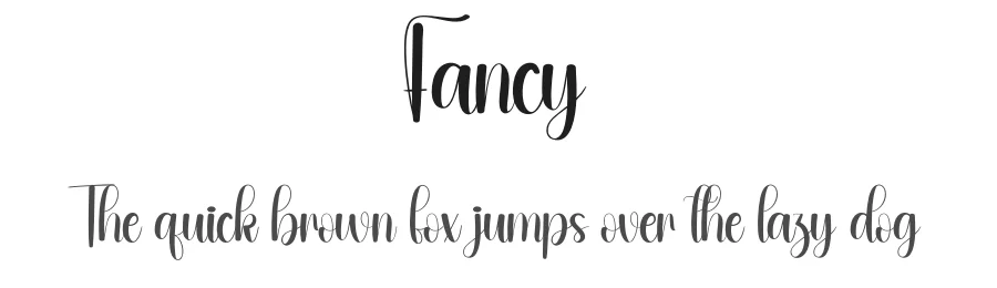 Fancy