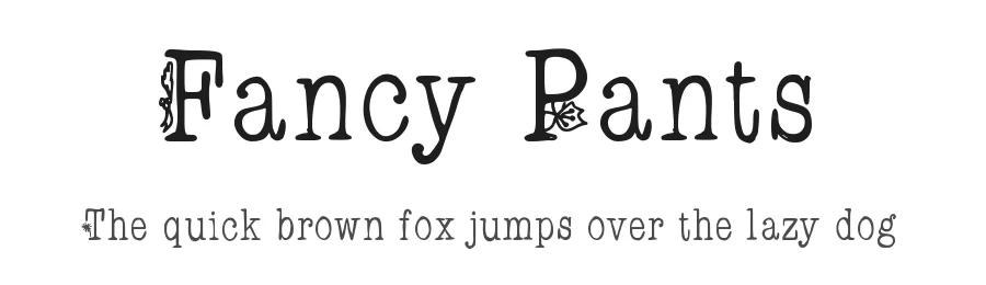 Fancy Pants