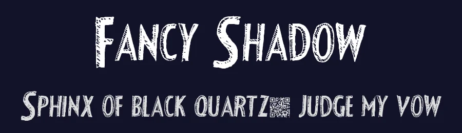 Fancy Shadow by Xerographer Fonts — Decorative Font — thumbnail 2