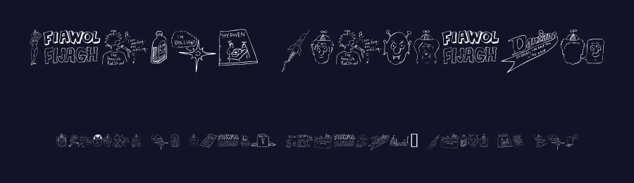 Fandom Dingbats by Listemageren — Dingbats Font — thumbnail 2