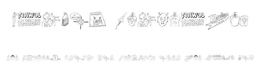 Fandom Dingbats by Listemageren — Dingbats Font