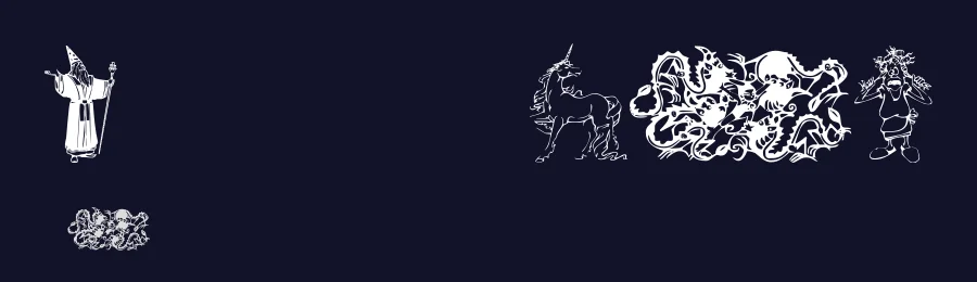 Fantasy CSP by CSP Backgrounds — Dingbats Font — thumbnail 2
