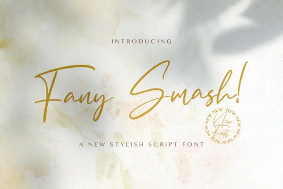 Fany Smash Font by StringLabs — Script Handwritten Font