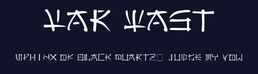 Far East by Matthew Welch — Decorative Font — thumbnail 2