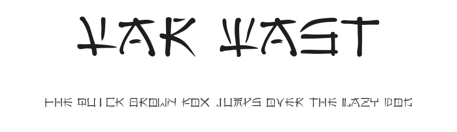 Far East by Matthew Welch — Decorative Font