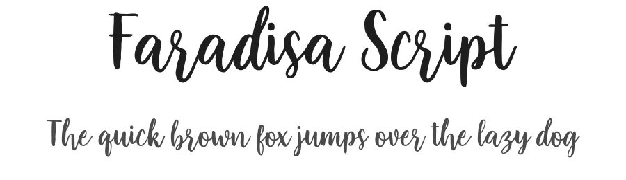Faradisa Script